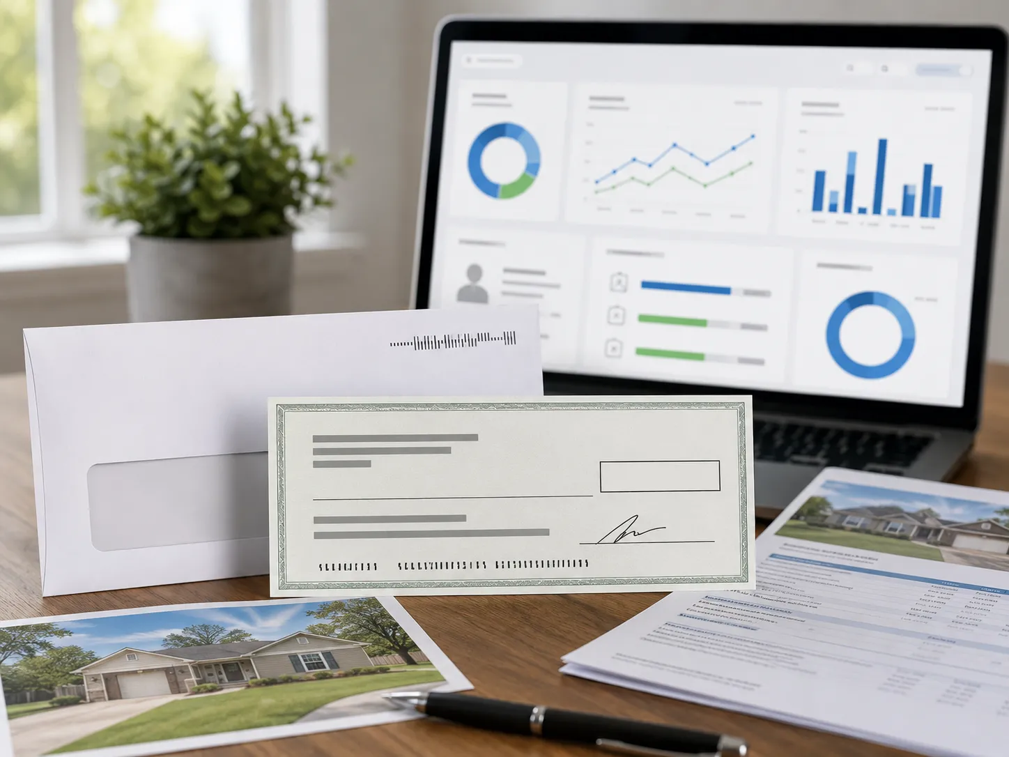 Check Mailer Real Estate Direct Mail