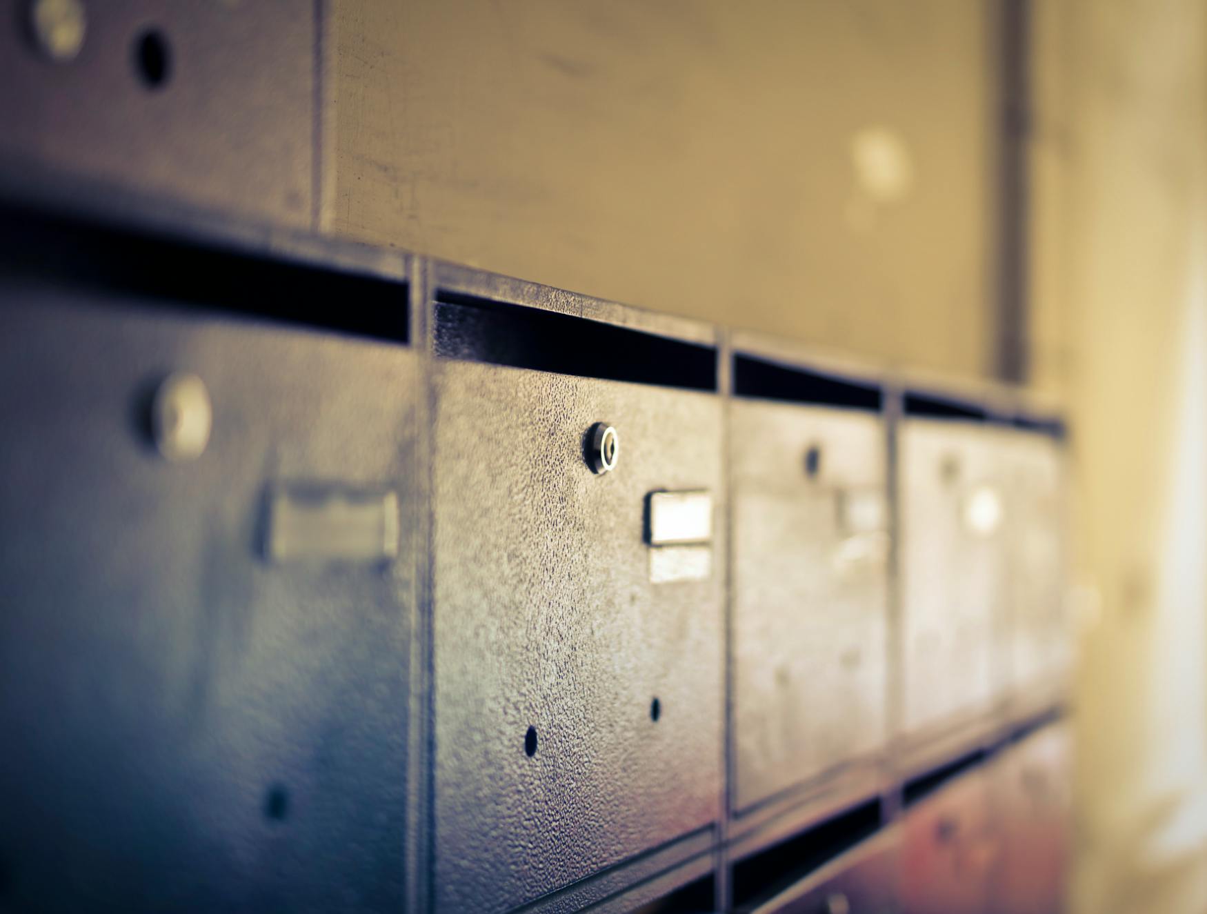 Mailboxes At Condominium