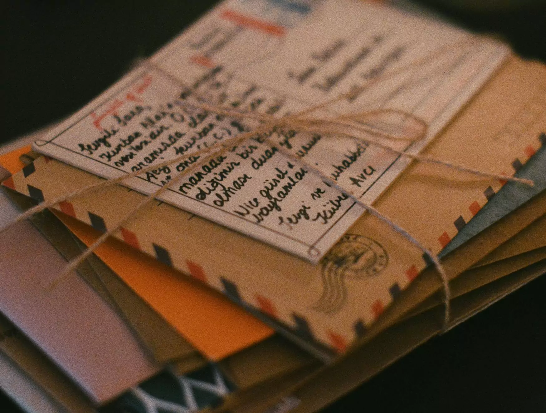 Stack Of Postcards